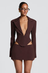 Vesper Skort - Plum Brown