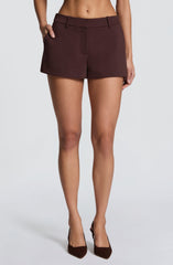 Harriet Shorts - Plum Brown