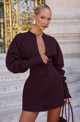 Cody Mini Dress - Plum