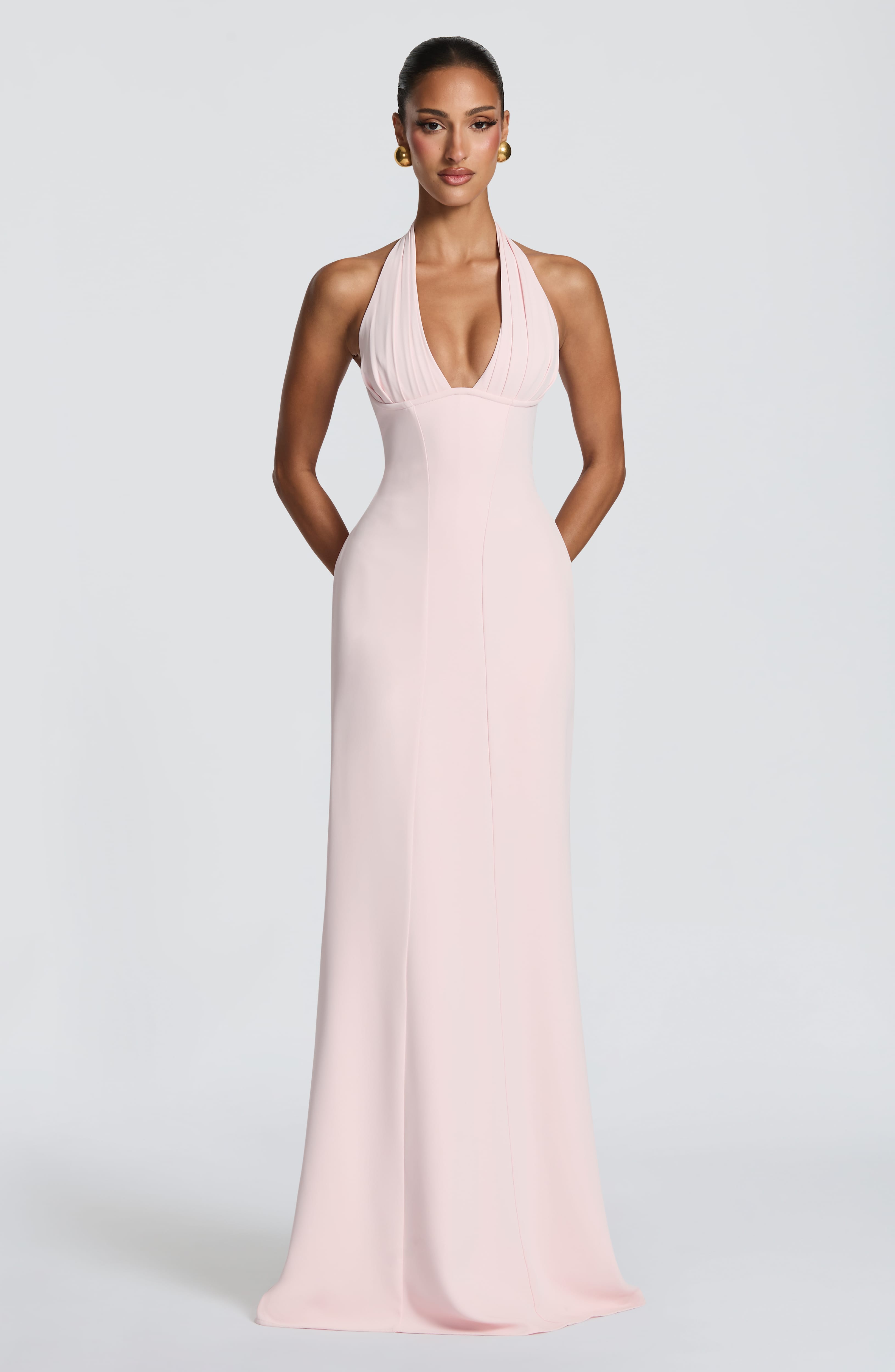 Adora Maxi Dress - Blush Dress XS Babyboo Fashion Premium Exclusive Design