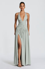Amaris Maxi Dress - Sage Dress XS Babyboo Fashion Premium Exclusive Design