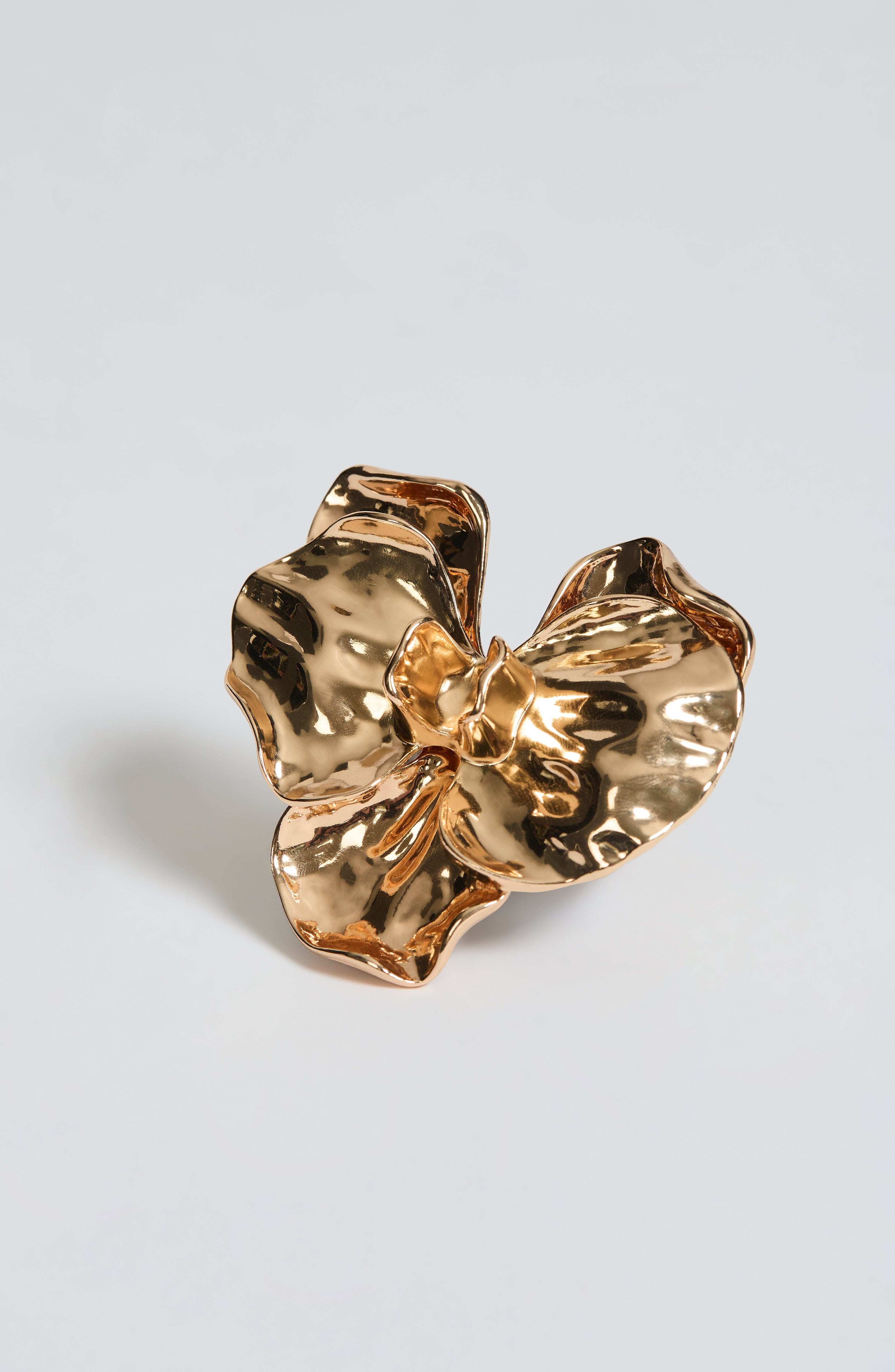 Ava Brooch - Gold Accessories ONE SIZE Babyboo Fashion Premium Exclusive Design