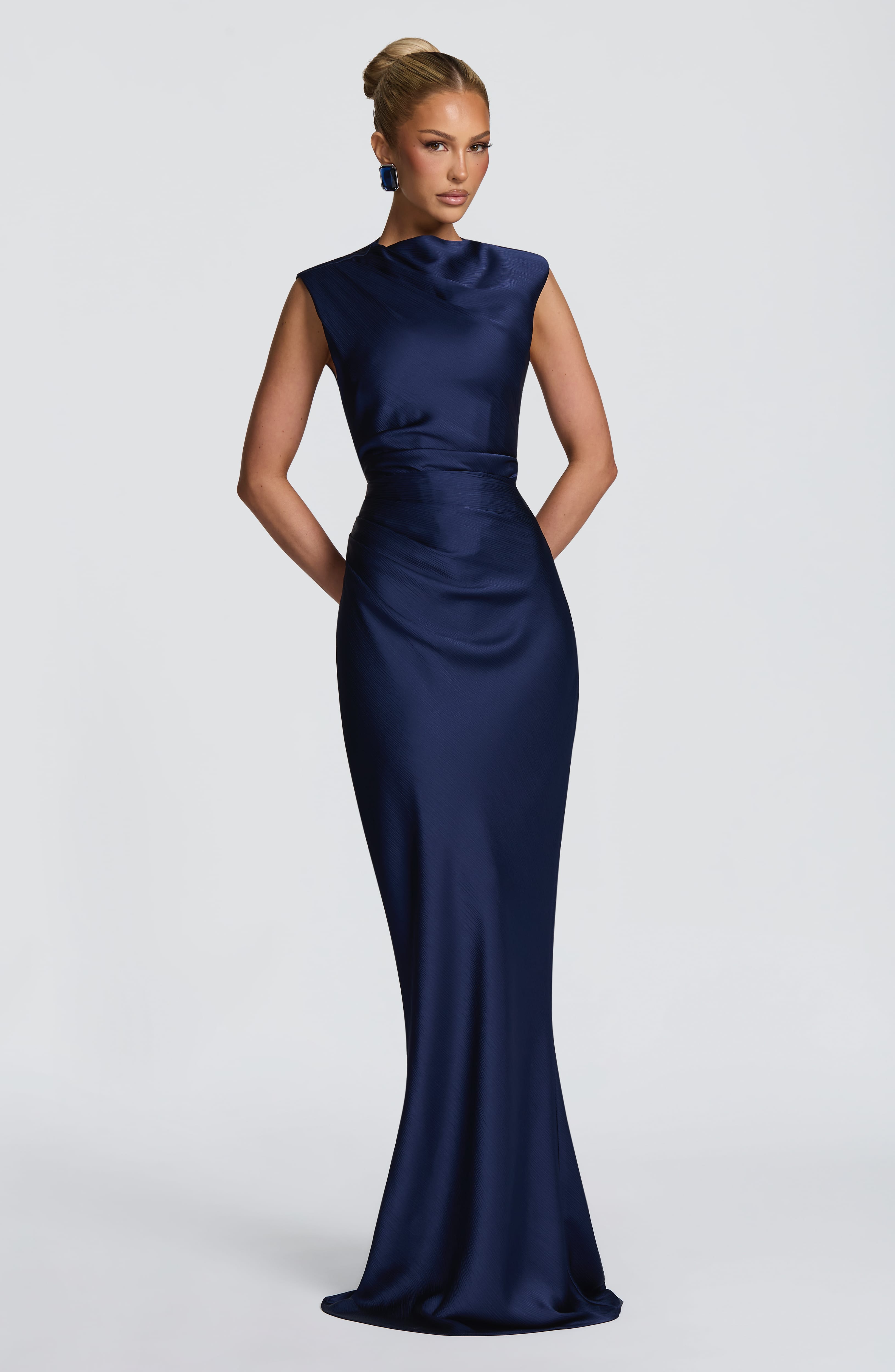 Avielle Maxi Dress - Navy Dress XS Babyboo Fashion Premium Exclusive Design