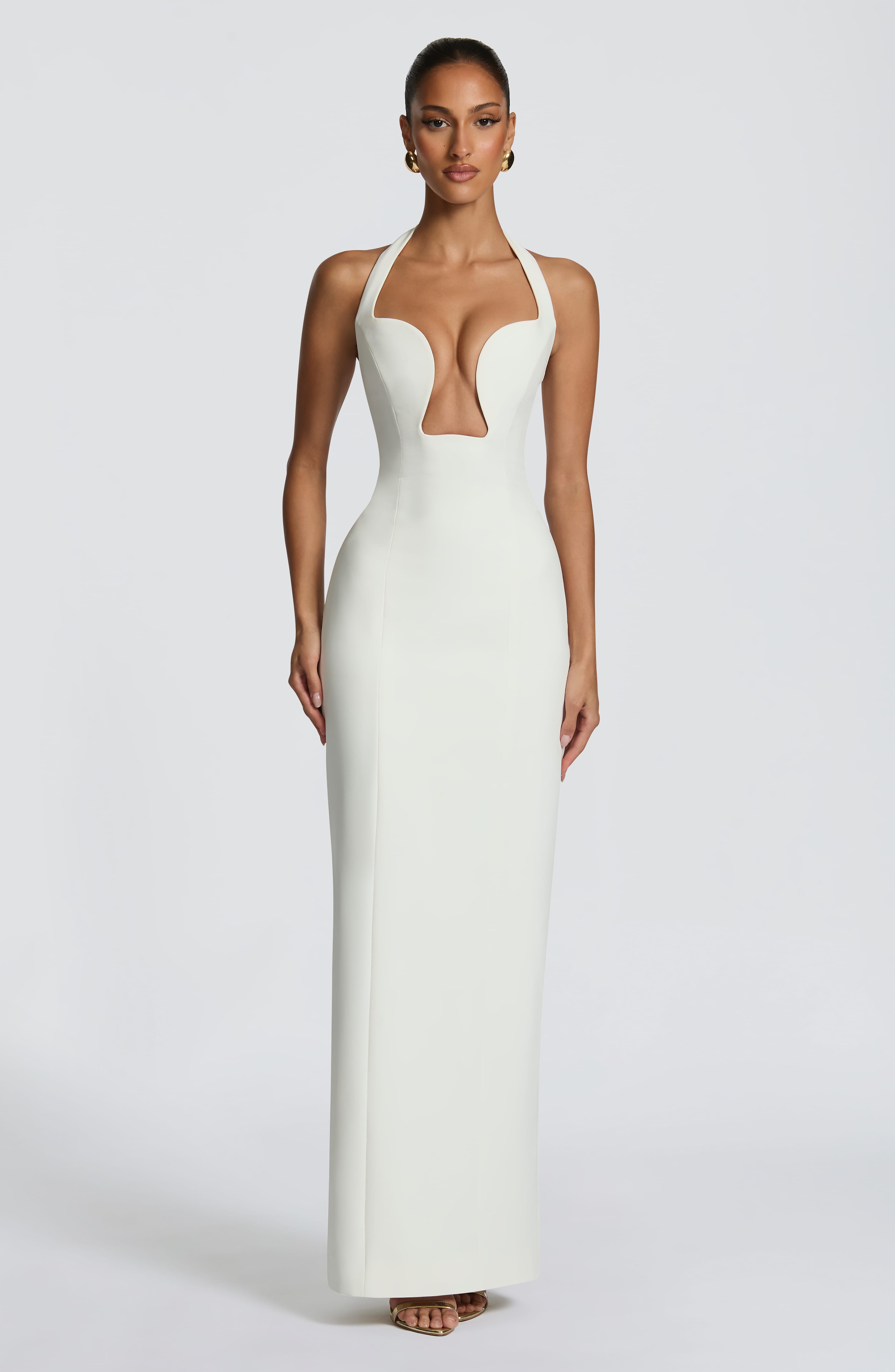 Charlotte Maxi Dress - Ivory Dress XS Babyboo Fashion Premium Exclusive Design