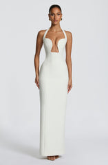 Charlotte Maxi Dress - Ivory Dress XS Babyboo Fashion Premium Exclusive Design