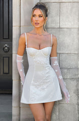Dalary Mini Dress - Ivory Dress Babyboo Fashion Premium Exclusive Design