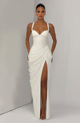 Elara Maxi Dress - Ivory Dress XS Babyboo Fashion Premium Exclusive Design
