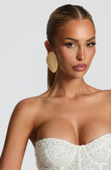 Elvera Earrings - Cream Accessories ONE SIZE Babyboo Fashion Premium Exclusive Design