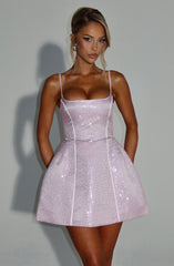 Emma Mini Dress - Blush Dress XS Babyboo Fashion Premium Exclusive Design