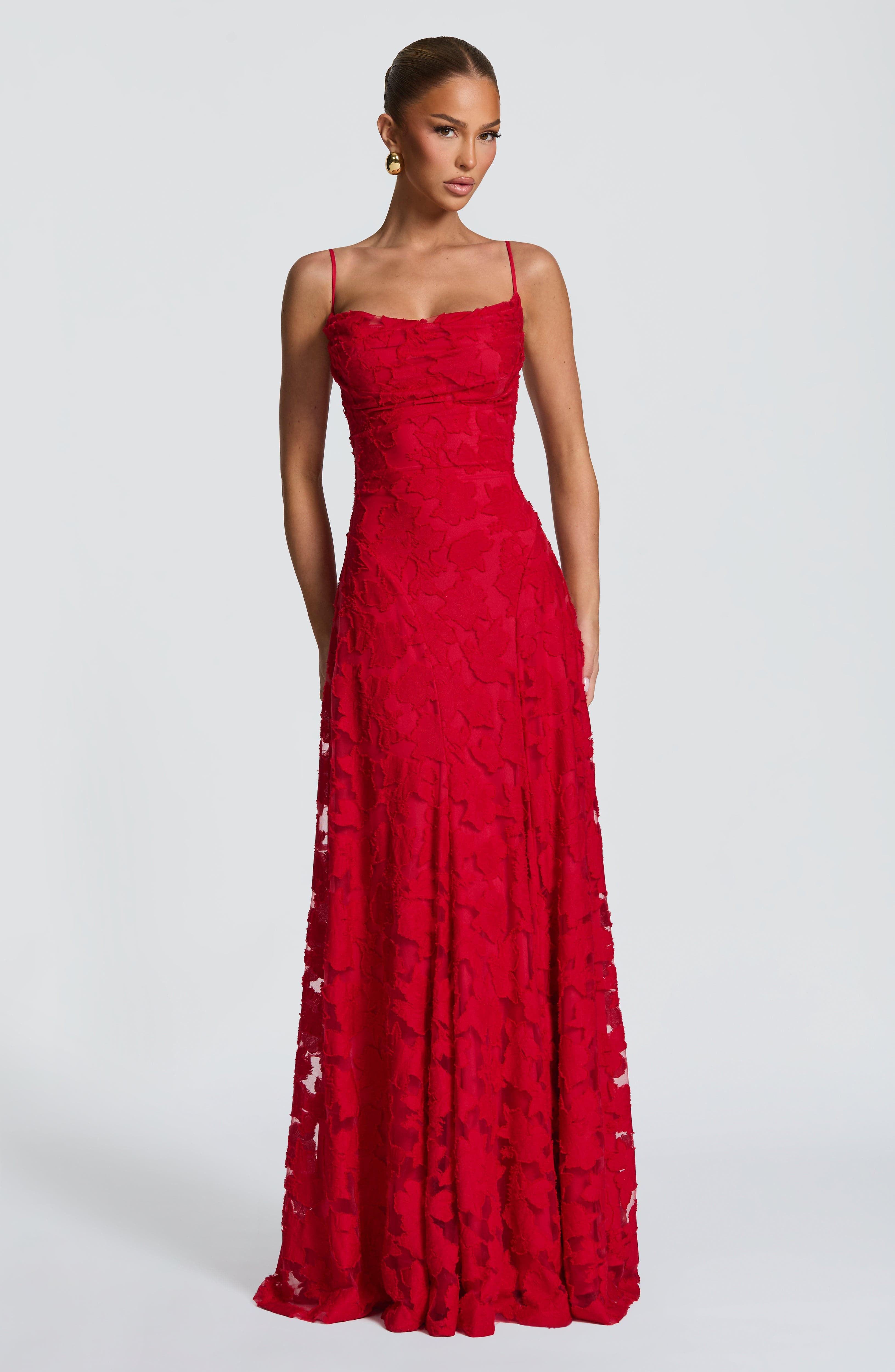 Francis Maxi Dress - Red Dress Babyboo Fashion Premium Exclusive Design