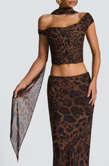Freda Scarf - Leopard Print Accessories ONE SIZE Babyboo Fashion Premium Exclusive Design