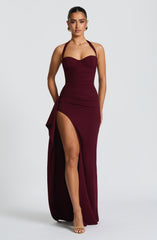Genette Maxi Dress - Cherry Lacquer Dress Babyboo Fashion Premium Exclusive Design