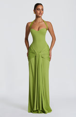 Gia Maxi Dress - Olive Dress XS Babyboo Fashion Premium Exclusive Design