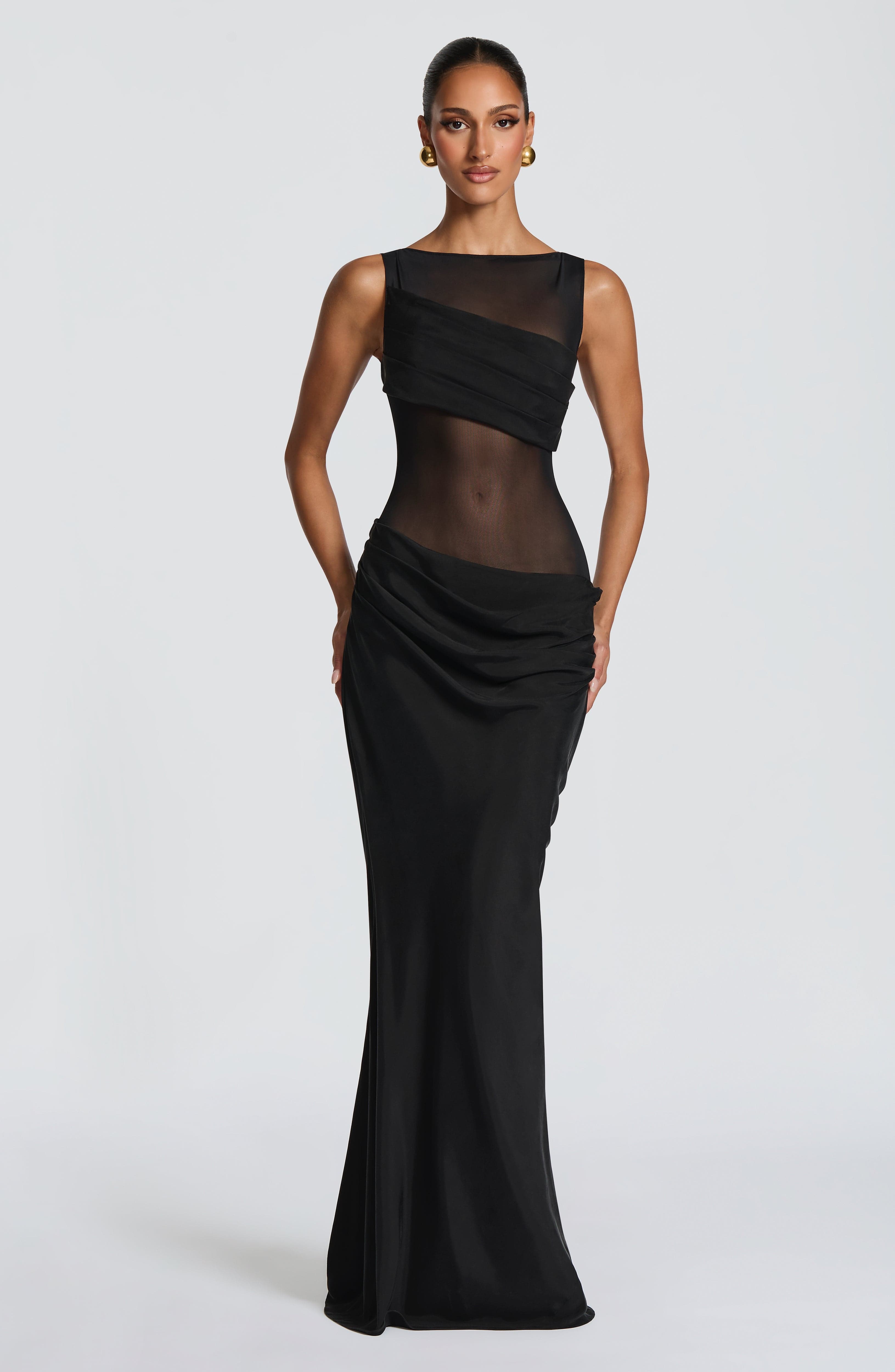 Gracelyn Maxi Dress - Black Dress XS Babyboo Fashion Premium Exclusive Design