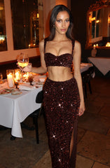 Inaya Bralette - Plum Brown Tops Babyboo Fashion Premium Exclusive Design