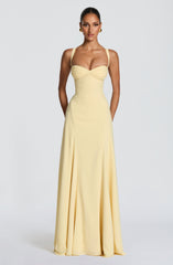 Irie Maxi Dress - Lemon Dress XS Babyboo Fashion Premium Exclusive Design