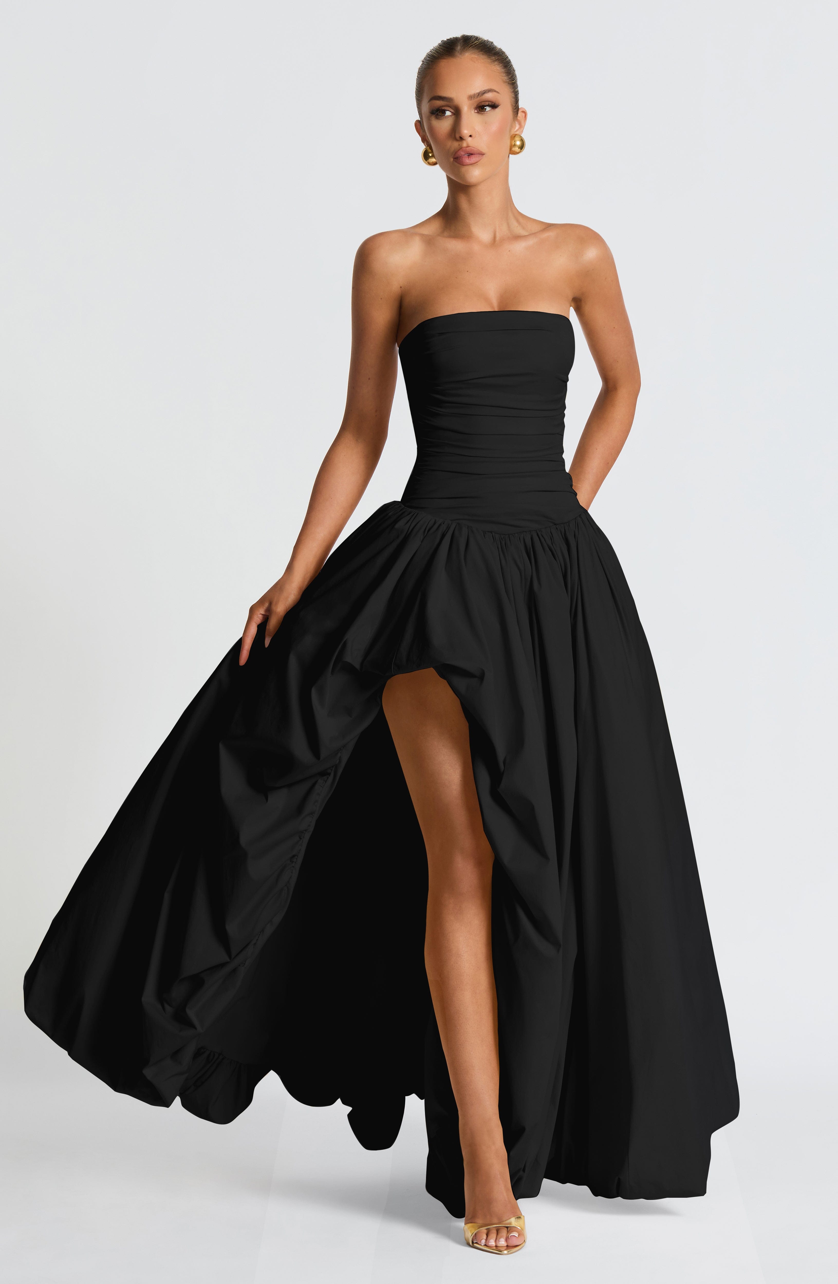 Jillian Maxi Dress - Black Dress XS Babyboo Fashion Premium Exclusive Design