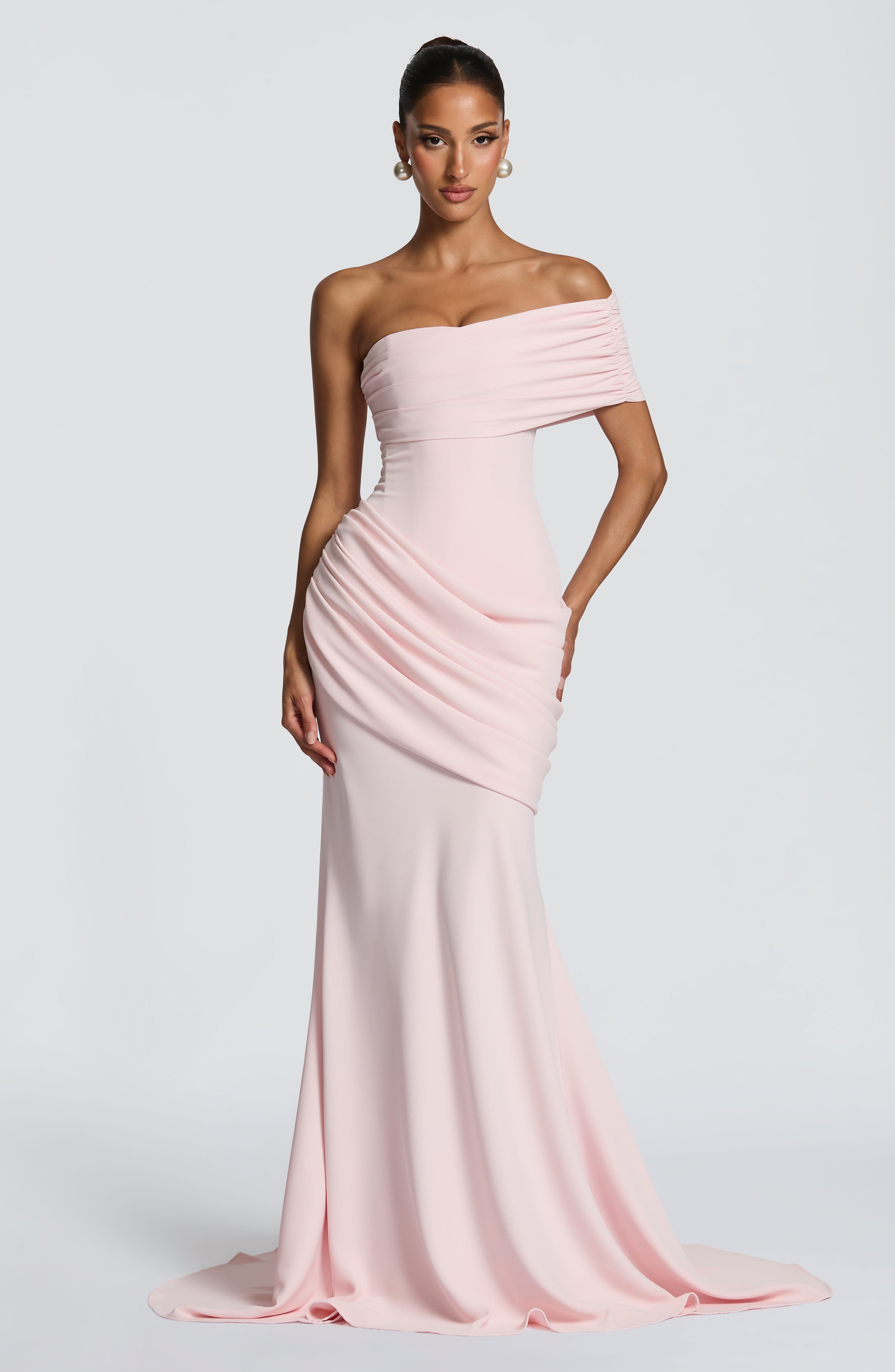 Kasia Gown - Blush Dress XS Babyboo Fashion Premium Exclusive Design