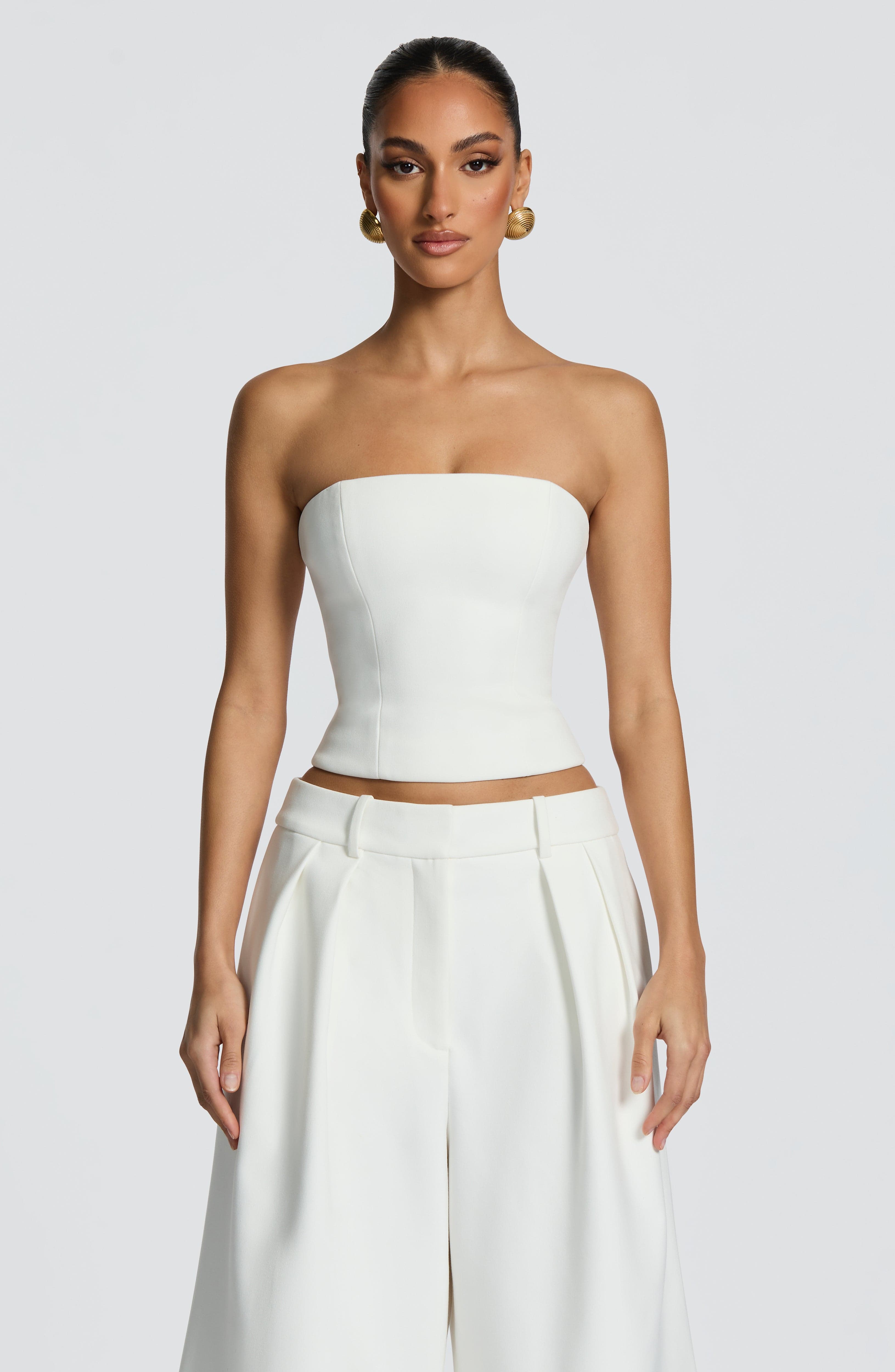 Kerry Top - Ivory Tops Babyboo Fashion Premium Exclusive Design