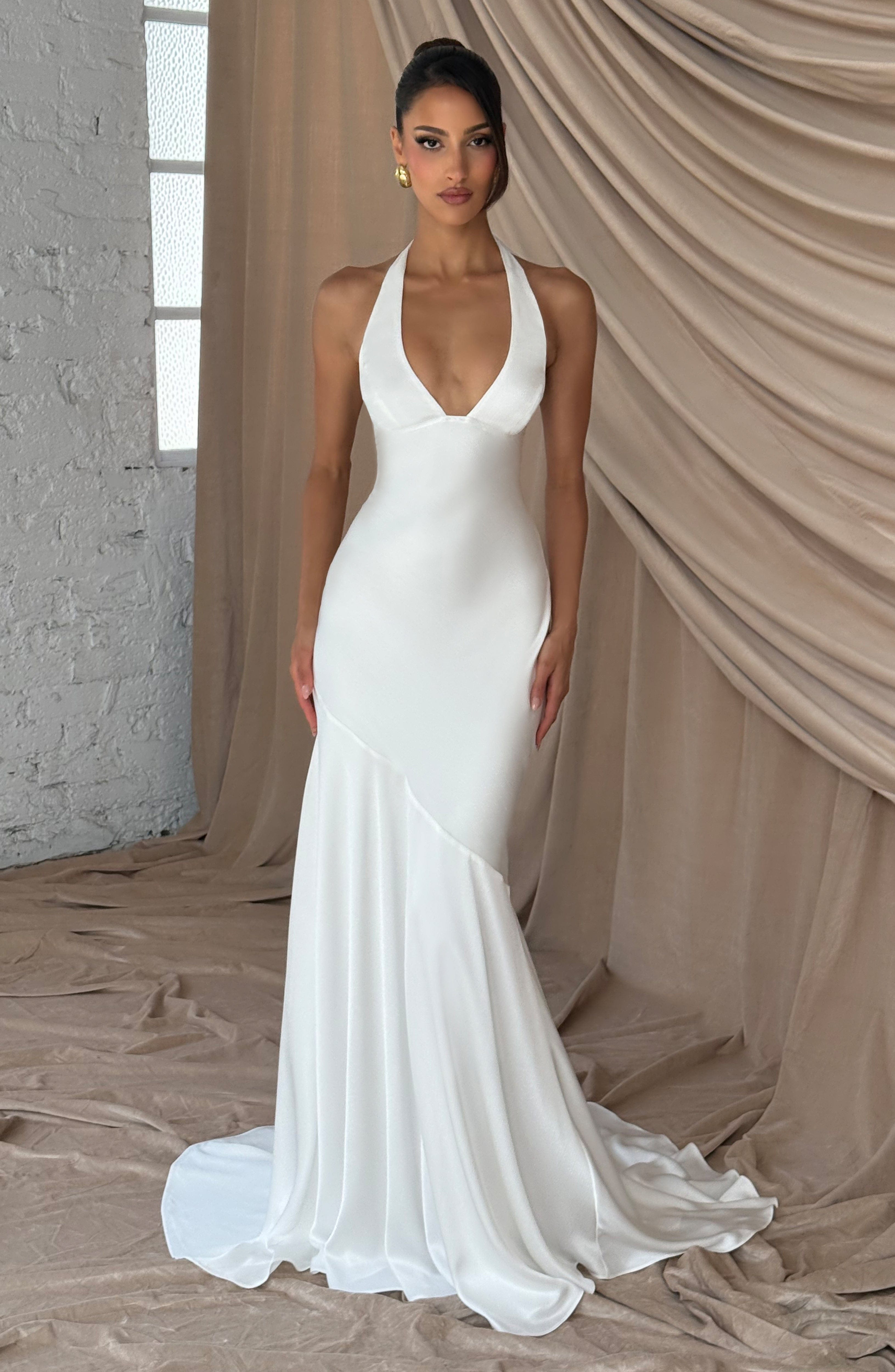 Kirsten Gown - Ivory Dress XS Babyboo Fashion Premium Exclusive Design