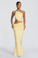 Meadow Maxi Dress - Lemon Dress XS Babyboo Fashion Premium Exclusive Design