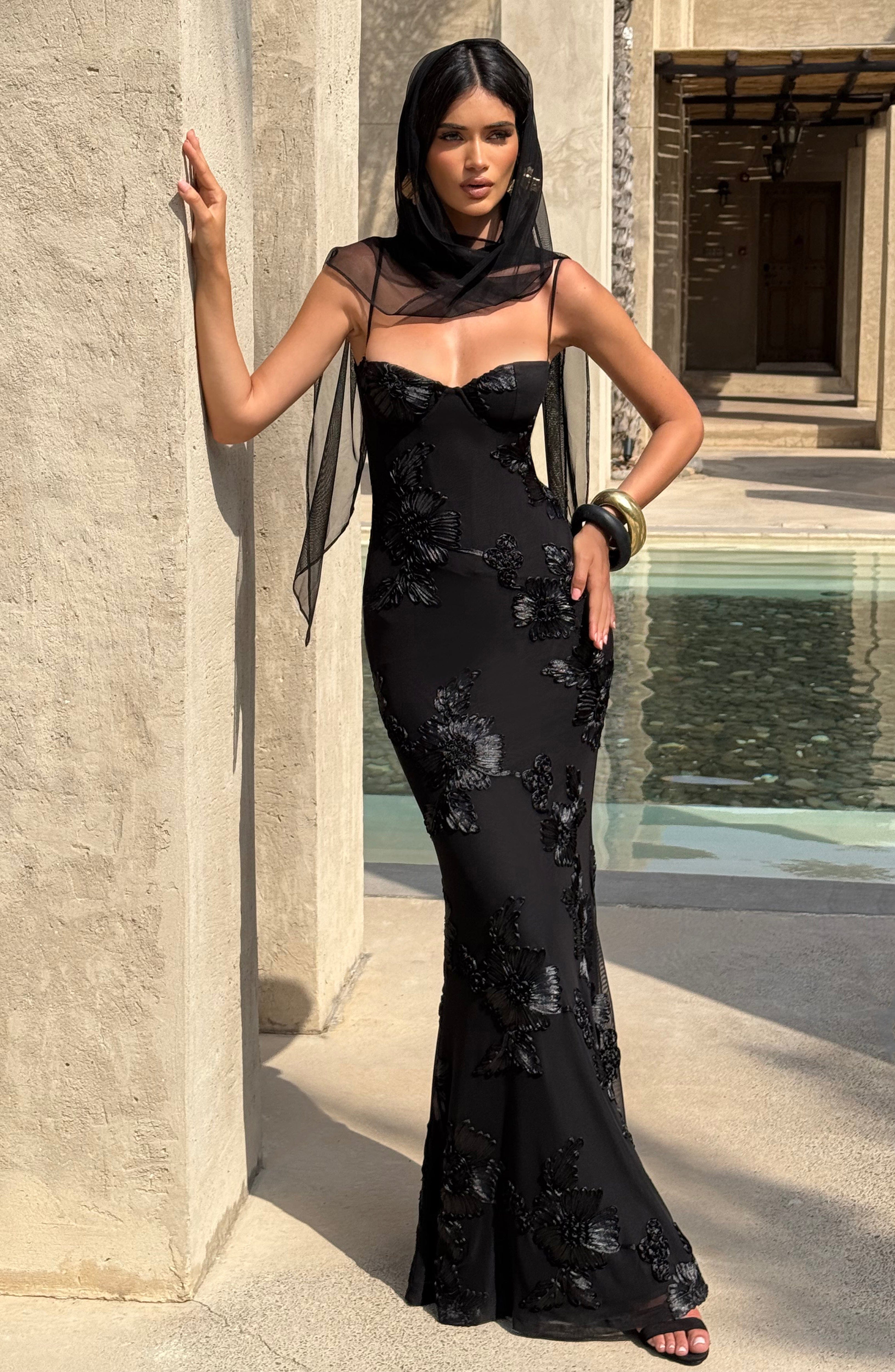 Nefertiti Maxi Dress - Black Dress Babyboo Fashion Premium Exclusive Design