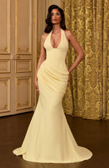Nehemia Gown - Lemon Dress XS Babyboo Fashion Premium Exclusive Design