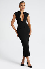 Nellie Midi Dress - Black Dress Babyboo Fashion Premium Exclusive Design
