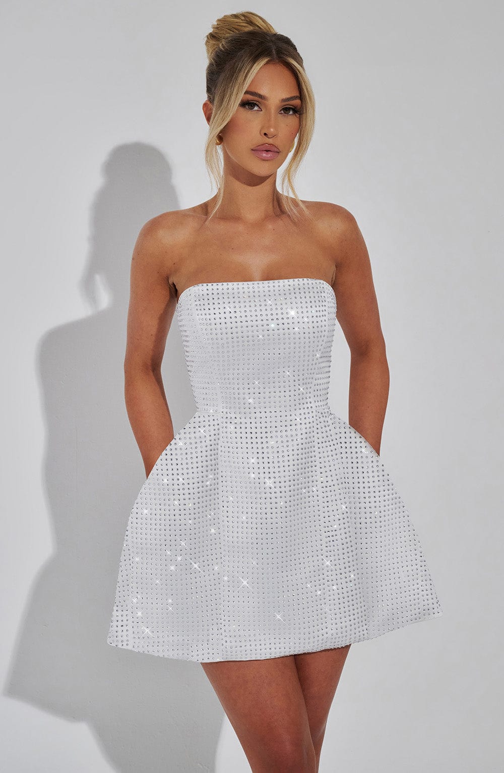 Paloma Mini Dress - Ivory Dress Babyboo Fashion Premium Exclusive Design