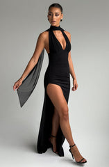 Paulina Maxi Dress - Black Dress Babyboo Fashion Premium Exclusive Design