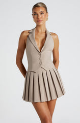 Philippa Top - Taupe Tops Babyboo Fashion Premium Exclusive Design