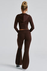 Portia Knit Pants - Chocolate Pants Babyboo Fashion Premium Exclusive Design