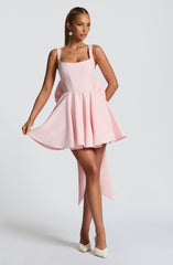 Rue Mini Dress - Blush Dress Babyboo Fashion Premium Exclusive Design