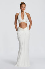 Sophie Maxi Skirt - Ivory Skirt XS Babyboo Fashion Premium Exclusive Design