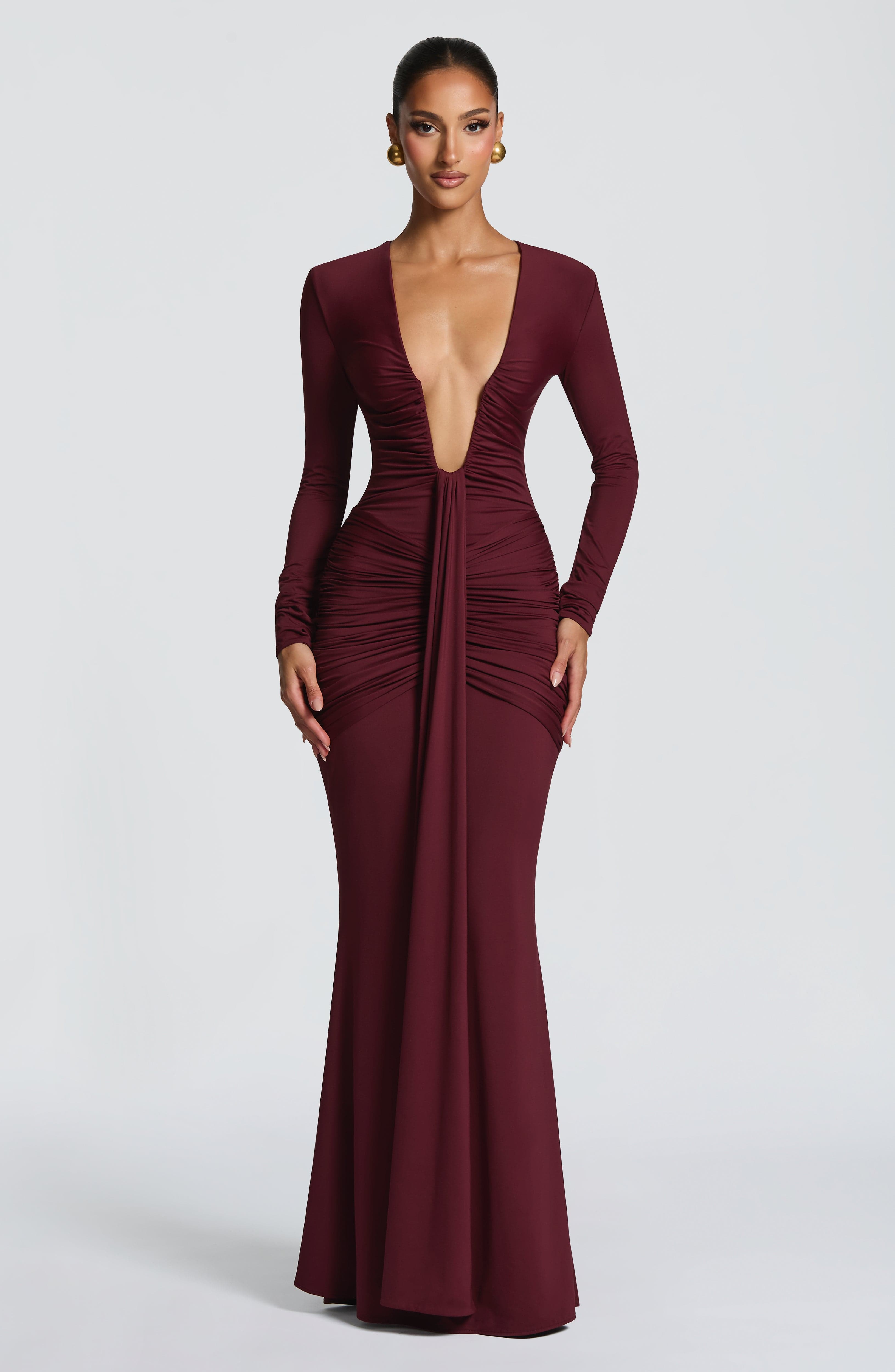 Tara Maxi Dress - Cherry Lacquer Dress Babyboo Fashion Premium Exclusive Design