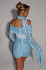 Tavia Scarf - Aqua Accessories ONE SIZE Babyboo Fashion Premium Exclusive Design