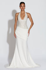 Taylor Gown - Ivory Dress Babyboo Fashion Premium Exclusive Design