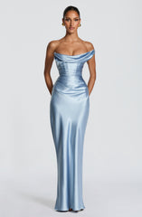 Thalassa Maxi Dress - Glacier Blue Dress XS Babyboo Fashion Premium Exclusive Design