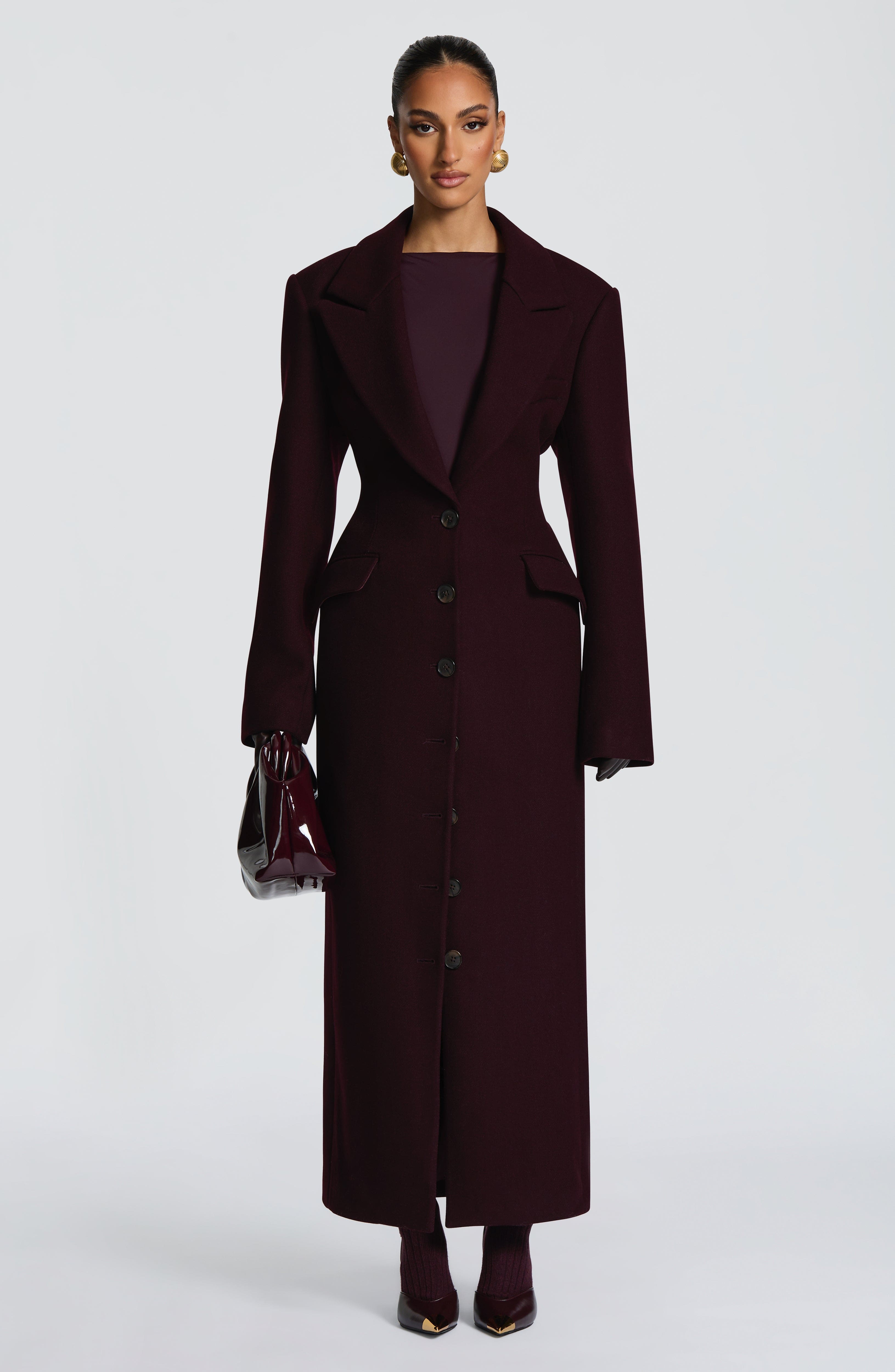 Ursula Coat - Plum Jacket Babyboo Fashion Premium Exclusive Design