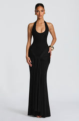 Veneda Maxi Dress - Black Dress Babyboo Fashion Premium Exclusive Design