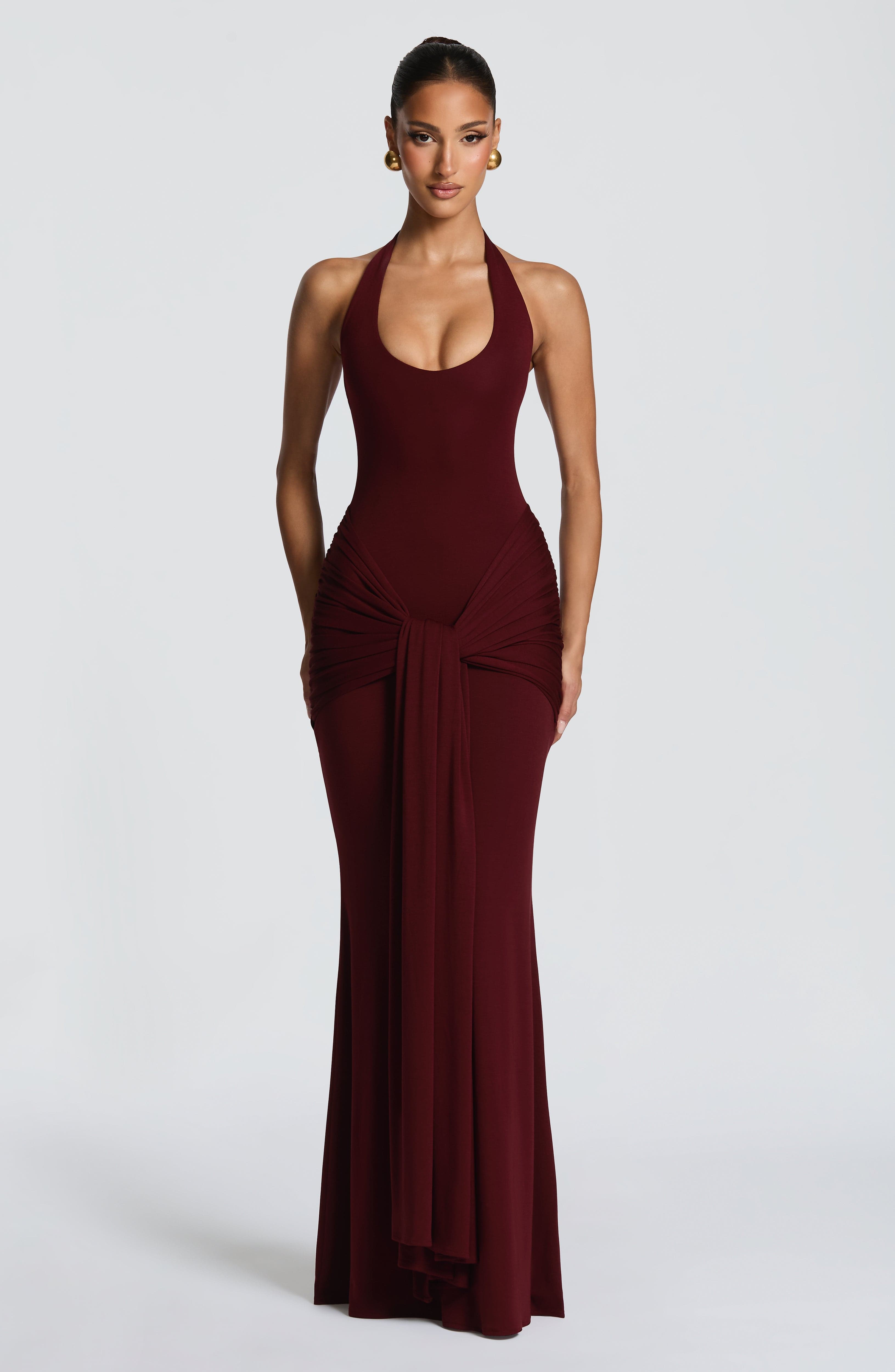 Veneda Maxi Dress - Cherry Lacquer Dress XS Babyboo Fashion Premium Exclusive Design