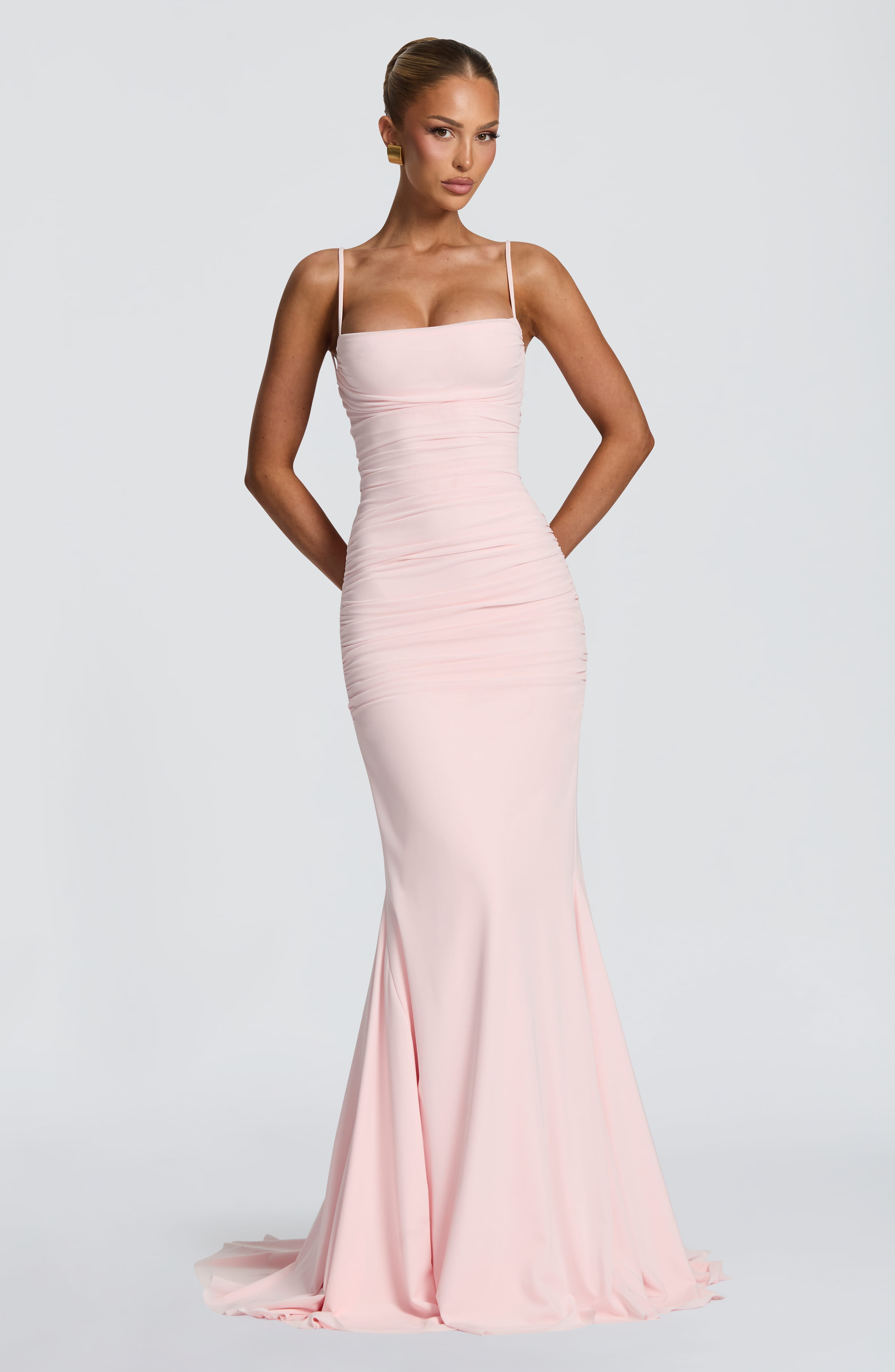 Zaria Gown - Blush Dress XS Babyboo Fashion Premium Exclusive Design