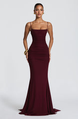 Zaria Gown - Cherry Lacquer Dress XS Babyboo Fashion Premium Exclusive Design