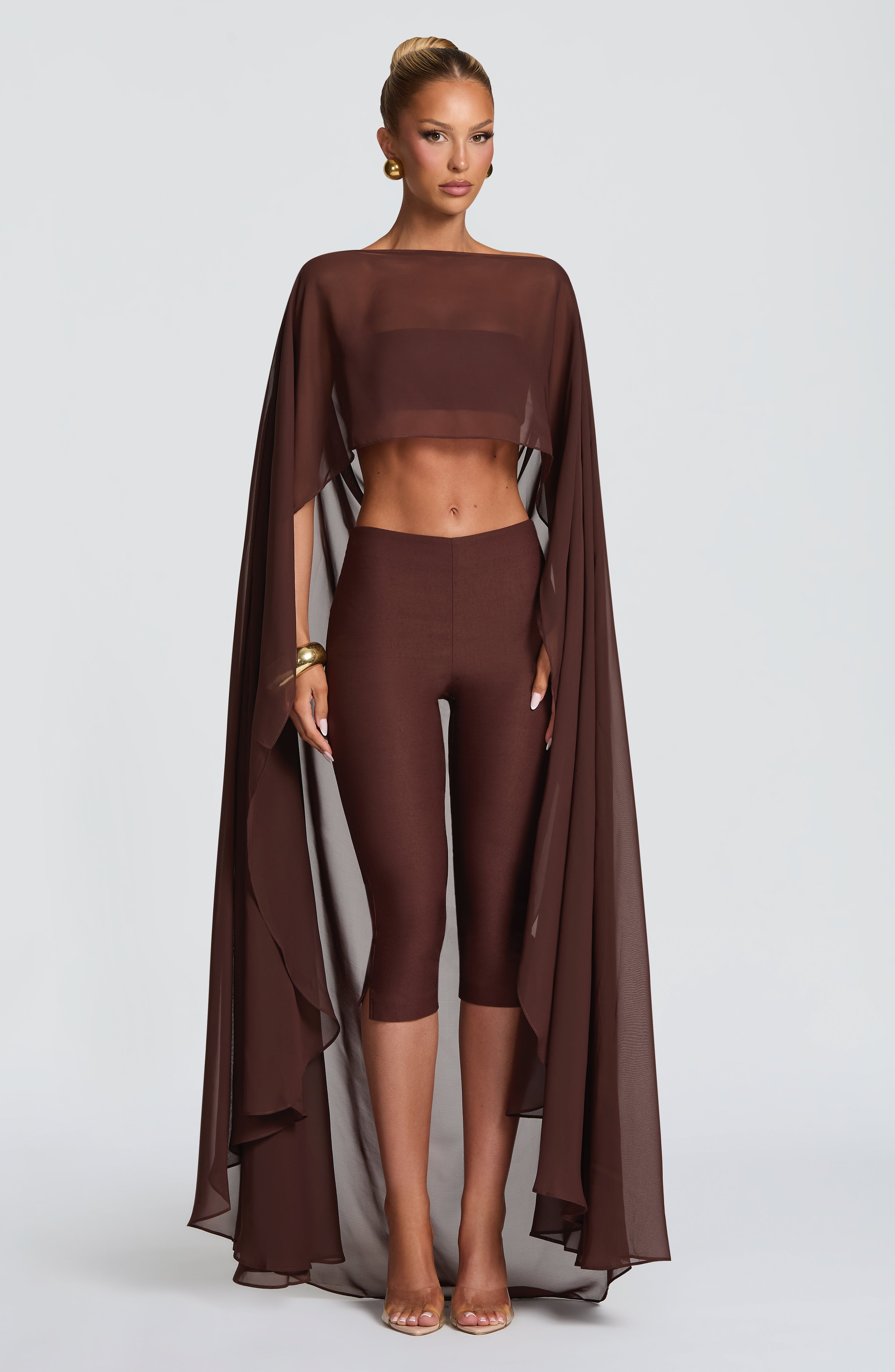 Velma Capri Pants - Plum Brown