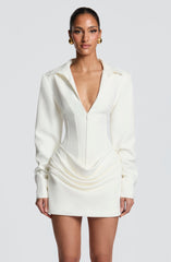 Brietta Mini Dress - Ivory