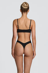 SoftForm Scoop Bralette - Black