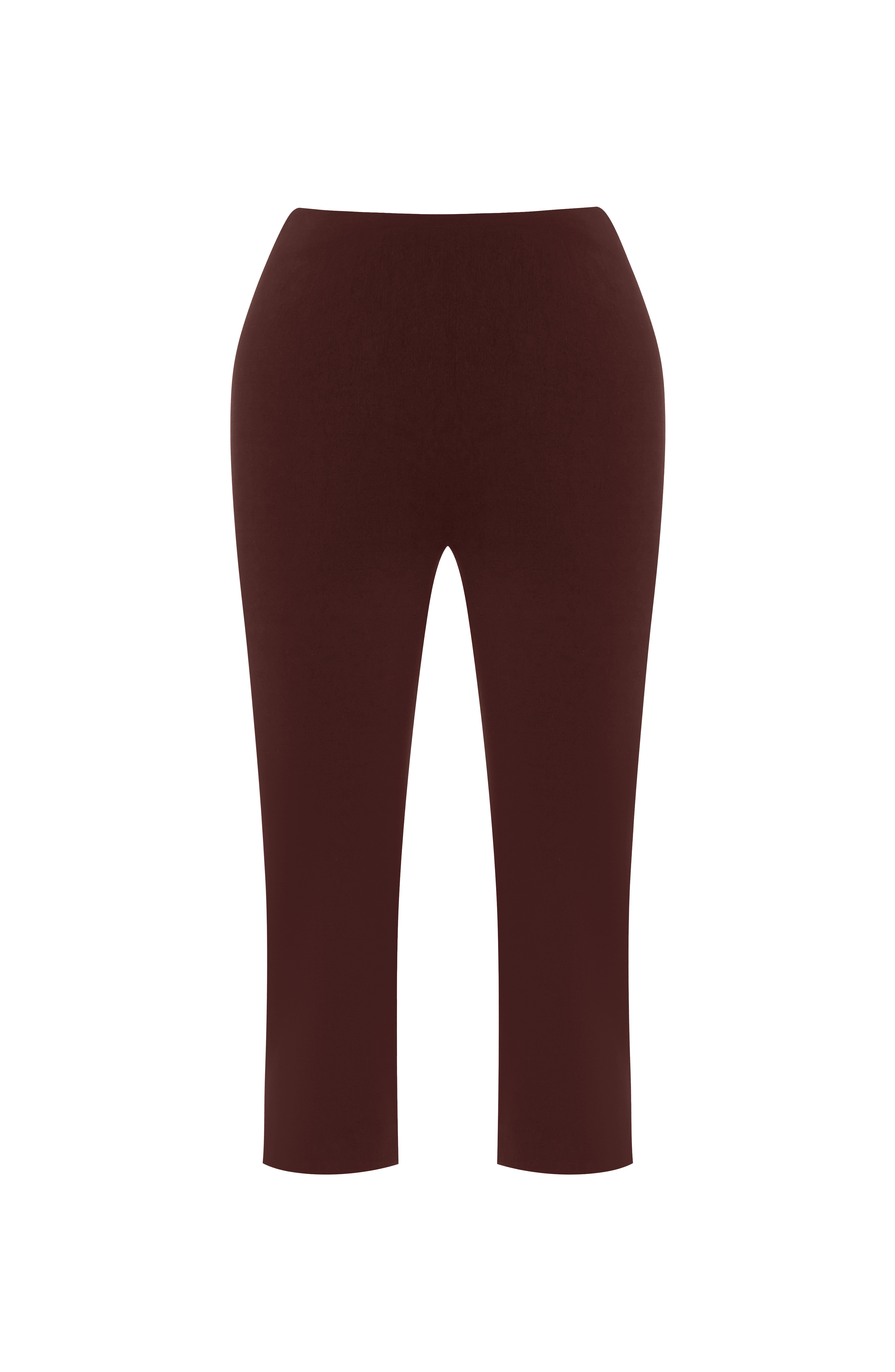 Velma Capri Pants - Plum Brown