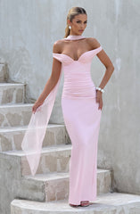 Abigail Maxi Dress - Blush Dress Babyboo Fashion Premium Exclusive Design