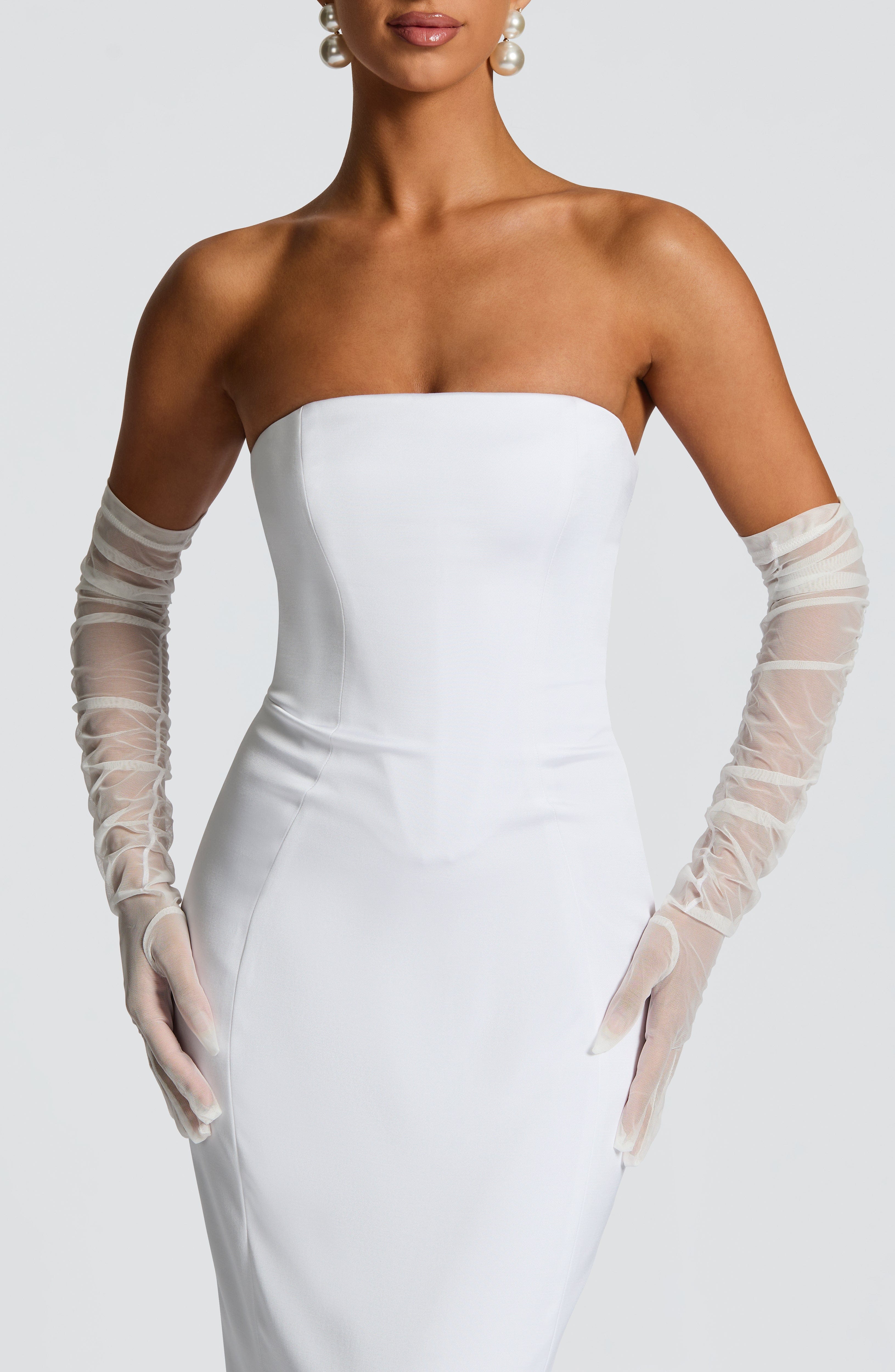 Ada Gloves - Ivory Accessories Babyboo Fashion Premium Exclusive Design