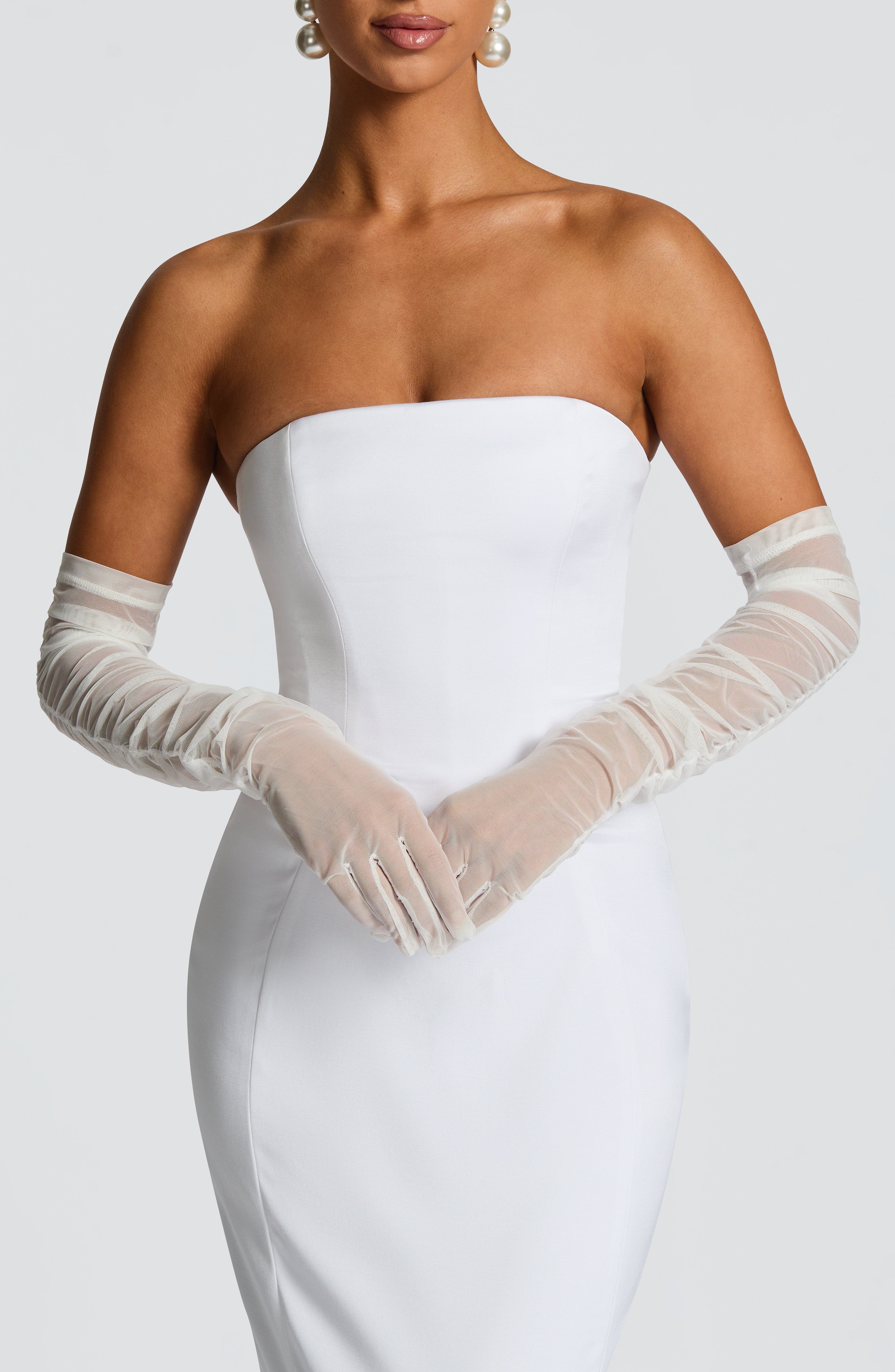 Ada Gloves - Ivory Accessories Babyboo Fashion Premium Exclusive Design